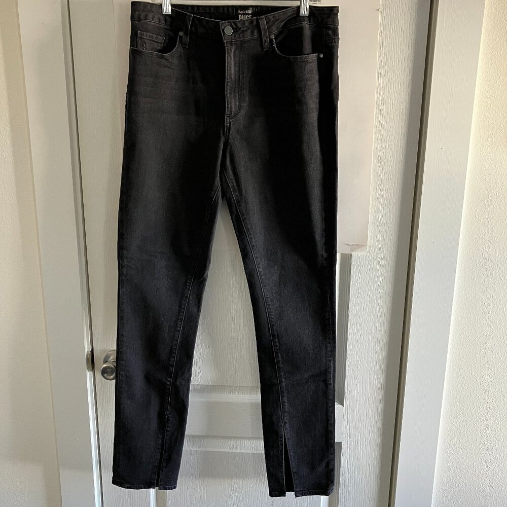 Paige Jeans Rosie High Wasted Black Denim Size 32